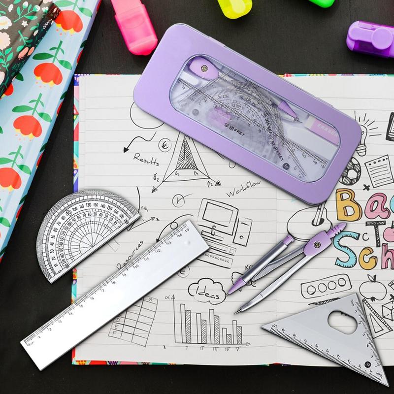 Math Geometry Set With Compass - Conjunto de geometria | Conjuntos de