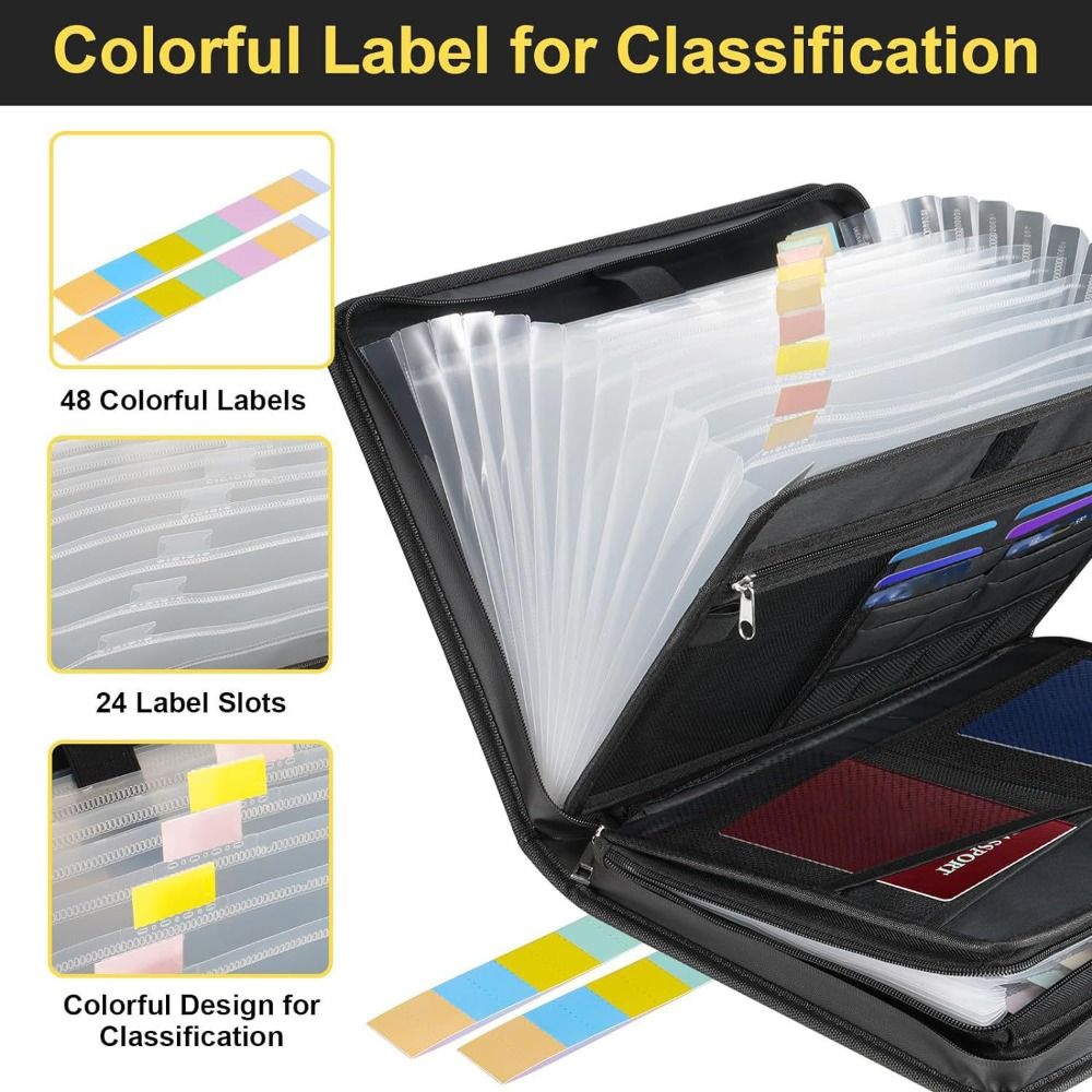 Organizador de arquivo acordeã - Expandable Accordion File Folder 13 Pockets avaliação e preço