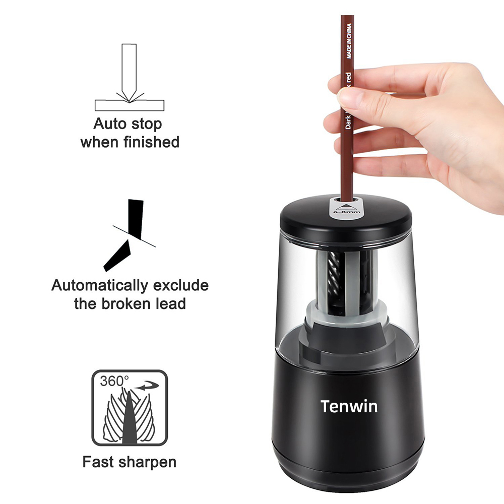 Tenwin-Sharpener de lápis elét - Electric Pencil Sharpener Usb avaliação e preço