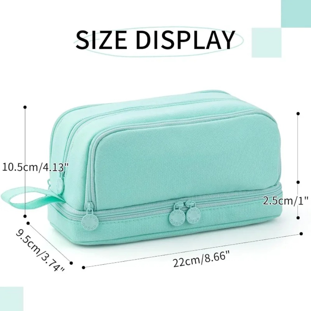 Kawaii lápis caso estético láp - Aesthetic Large Pencil Case Pouch avaliação e preço