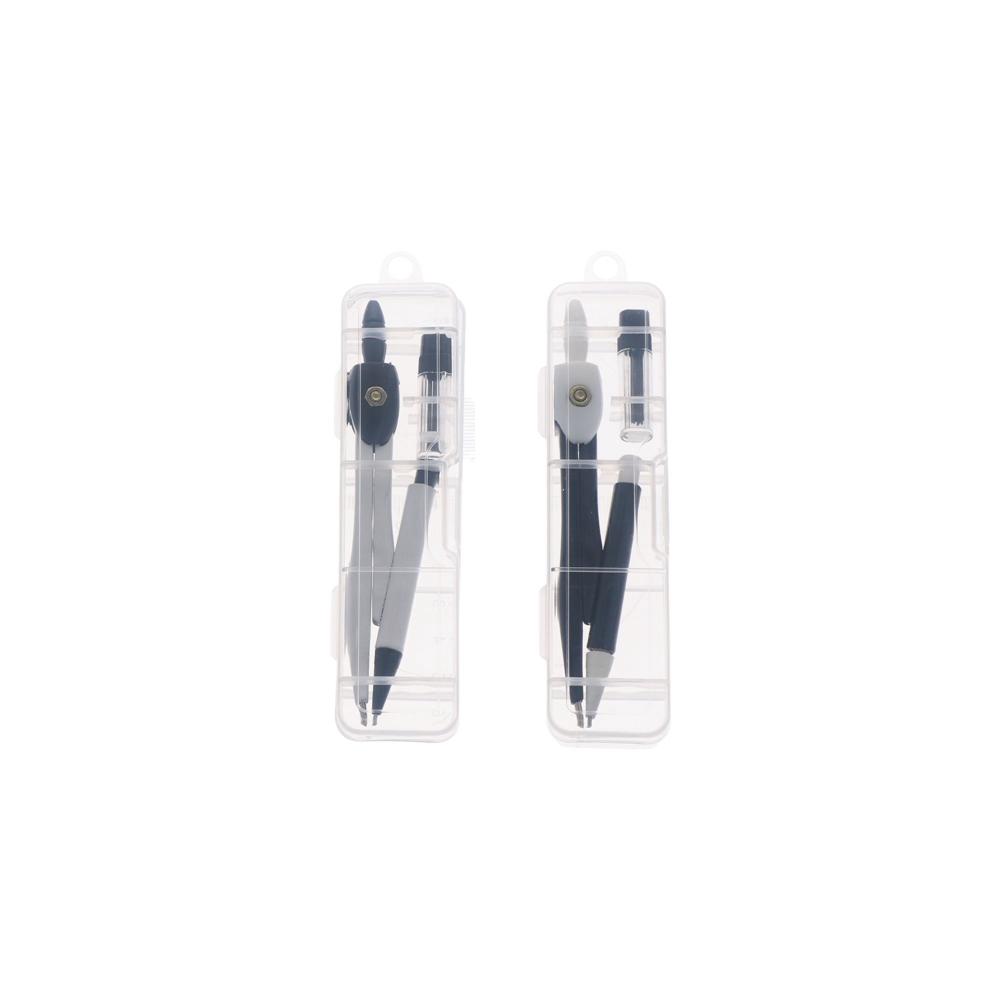 Com Refis de Lápis, Conjunto d - Math Geometry Set With Compass avaliação e preço