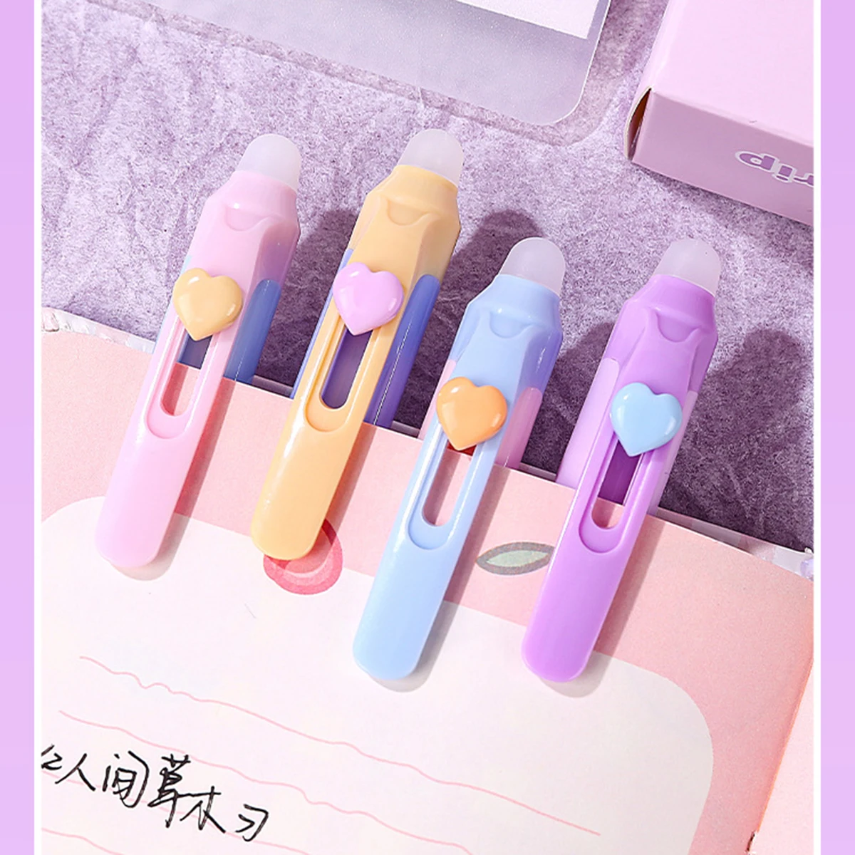 12 canetas de gel retráteis co - Retractable Eraser Pen Click avaliação e preço