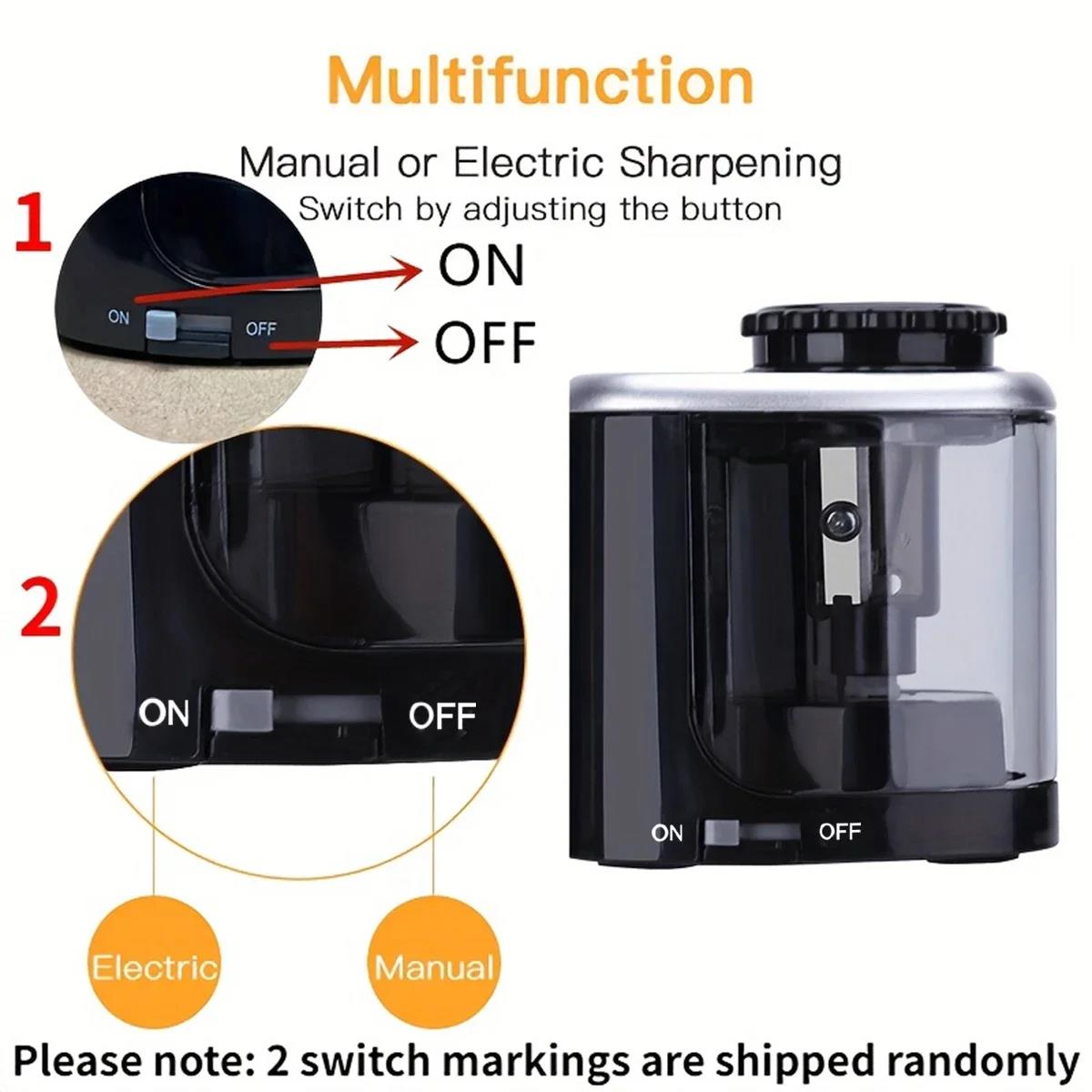 Afiador elétrico de mesa, afia - Electric Pencil Sharpener Usb avaliação e preço